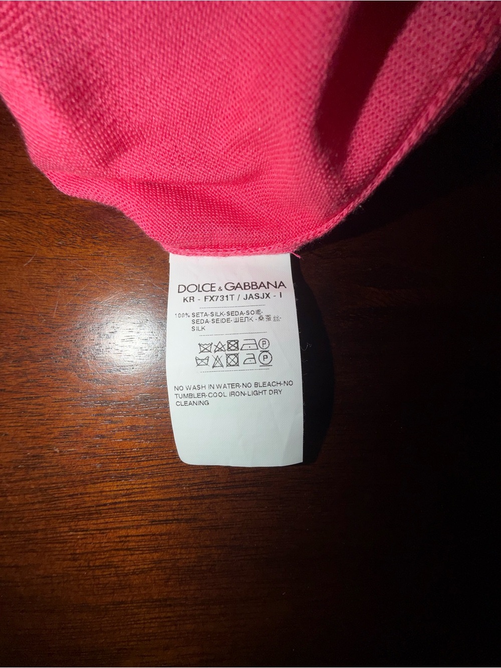 Dolce & Gabbana Pink Long Sleeve sweater - Picture 3 of 3